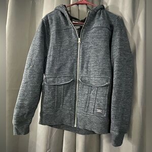 O'Neill Black Zip-Up Jacket